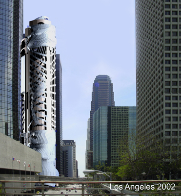 Generative design in Los Angeles, tower in downtown 2