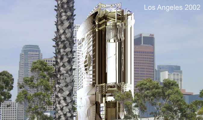 Generative design in Los Angeles, tower in downtown 3