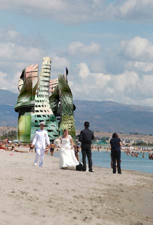 Torre per passeggiate verticali al Poetto